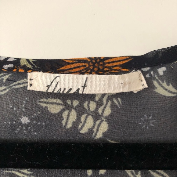 Anthropologie floral dressing gown - Picture 4 of 4
